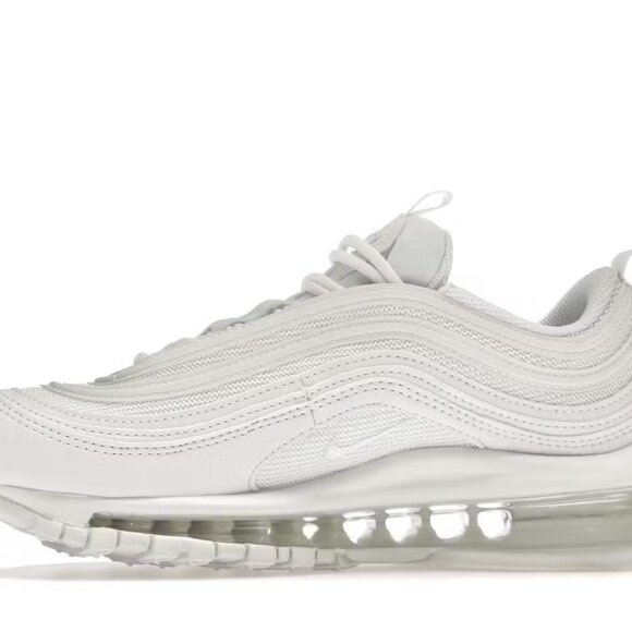 Triple White Nike Air Max 97 Women's Size 7 - Picture 11 of 12